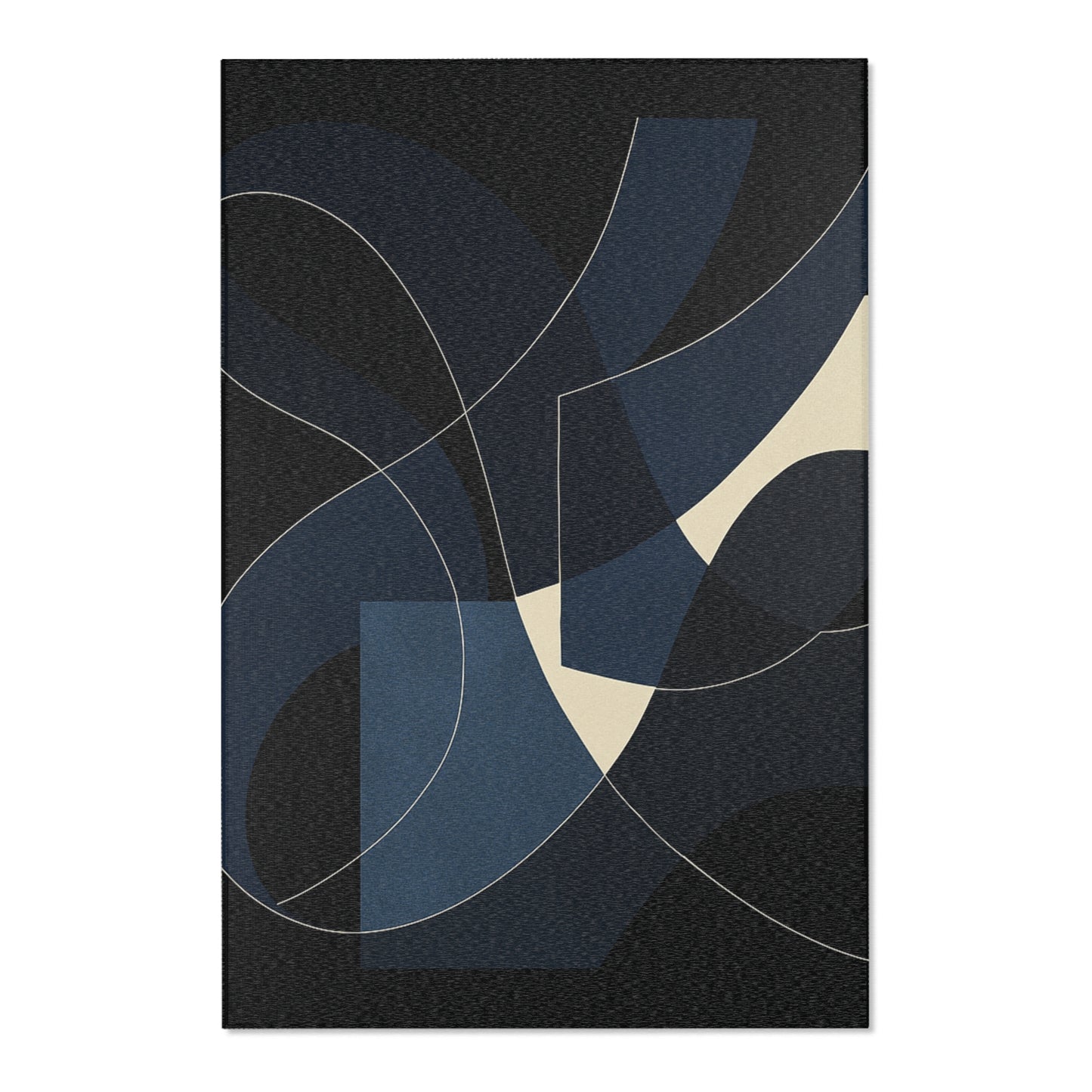Modern Geometric Area Rug, Stylish Home Decor, Living Room Accent, Bohemian Vibe, Cozy Atmosphere, Gift for Housewarming