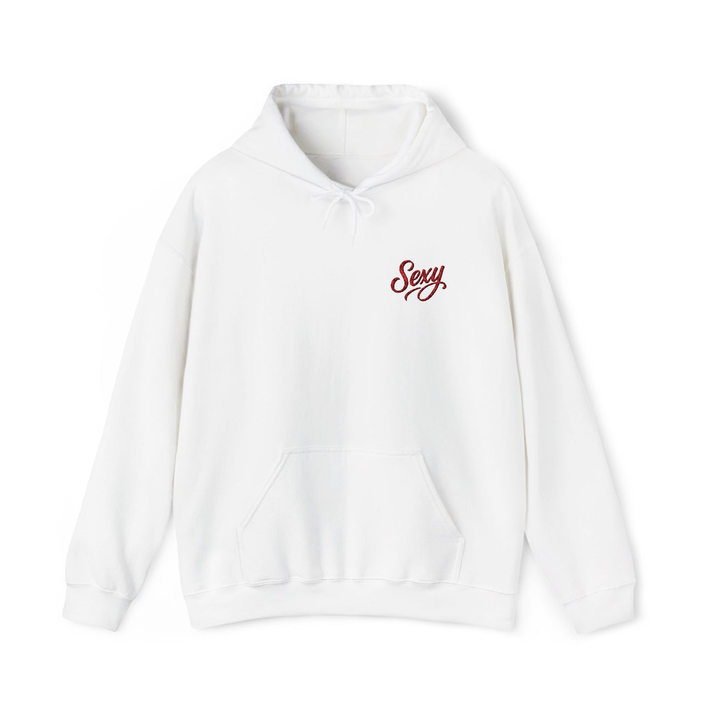 Embroidered Sexy Inspired Unisex Heavy Blend™ Hooded Sweatshirt Casual Wear Gift for Locs Lovers Afro Hair Black American African Girl