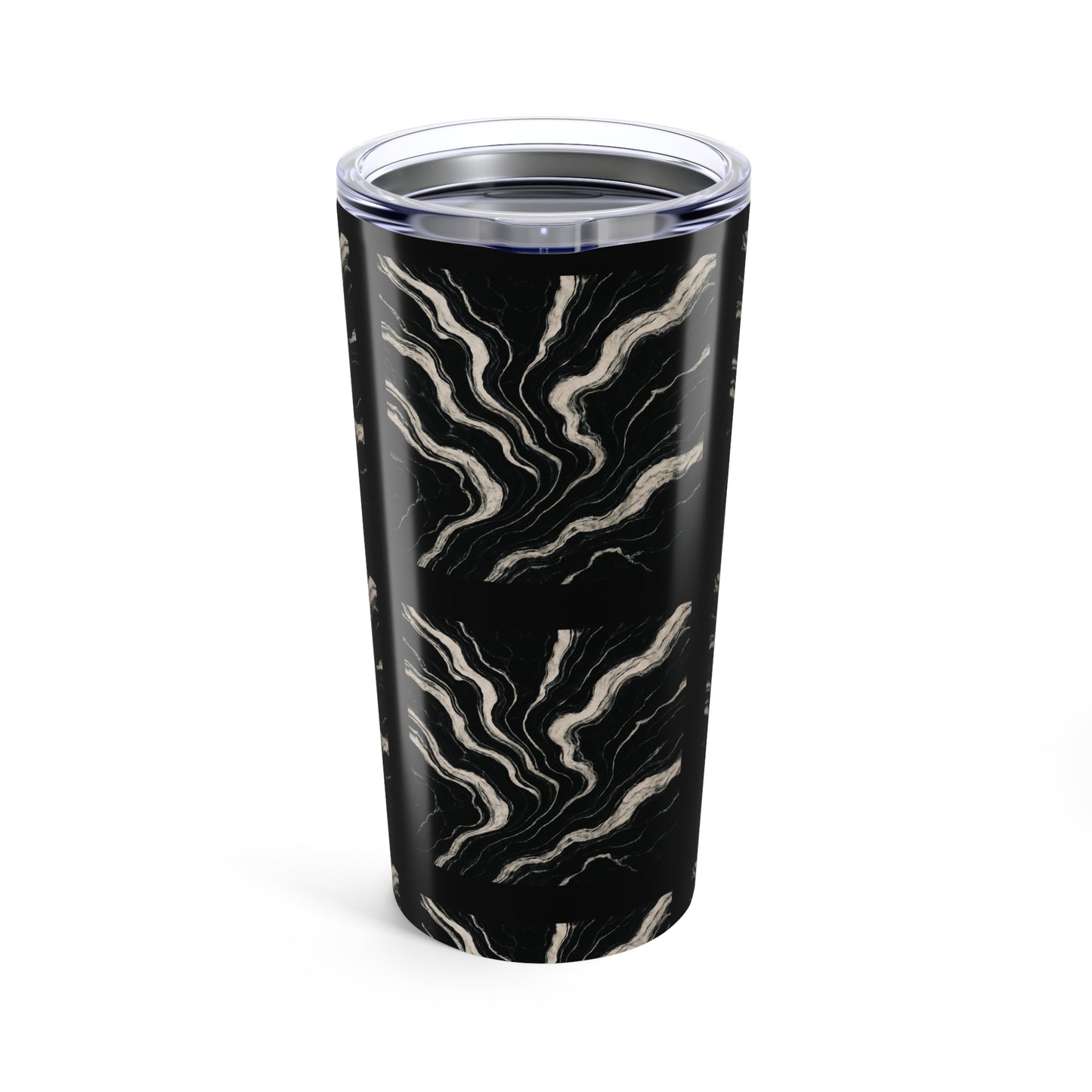 Chic Marble Tumbler, Stylish Insulated Drinkware, Unique Gift for Coffee Lovers, Modern Home Decor, Elegant Travel Mug