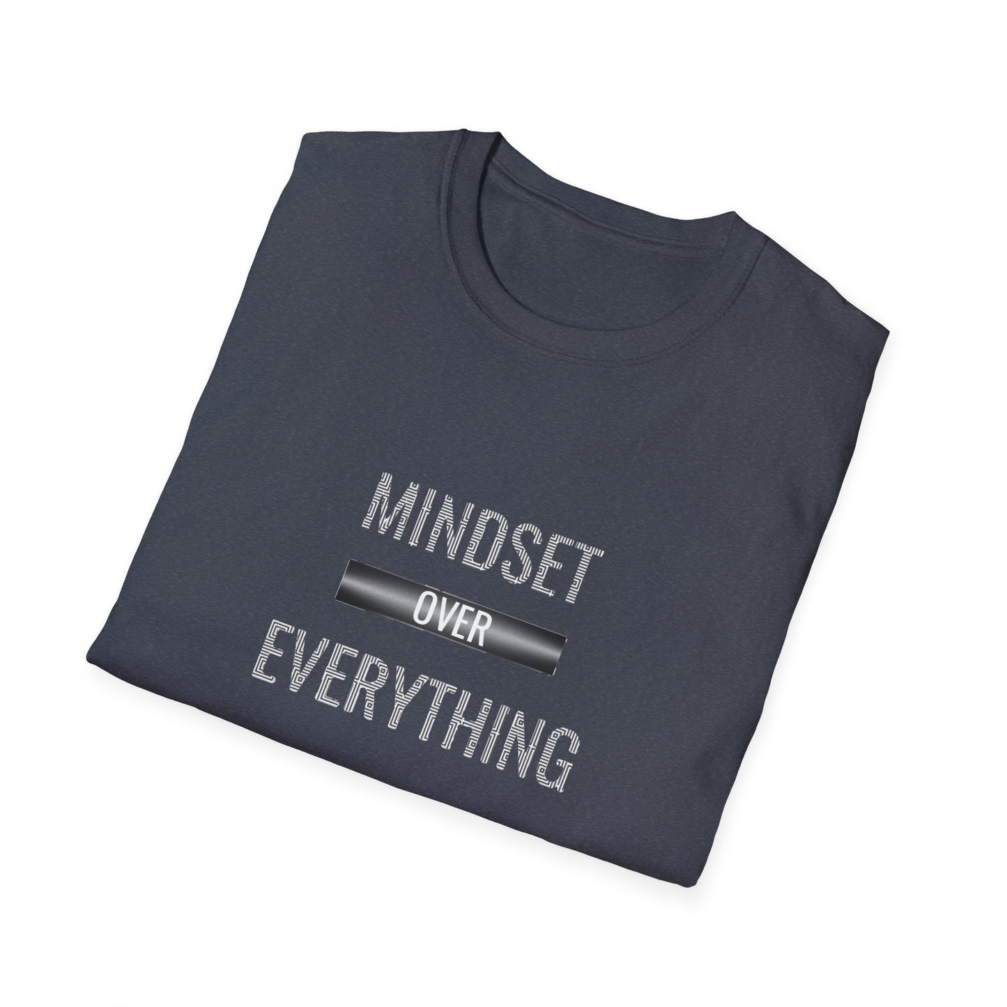 Mindset Over Everything Unisex T-Shirt, Motivational Tee, Gift for Entrepreneurs, Casual Wear, Wellness Apparel, Birthday Gift