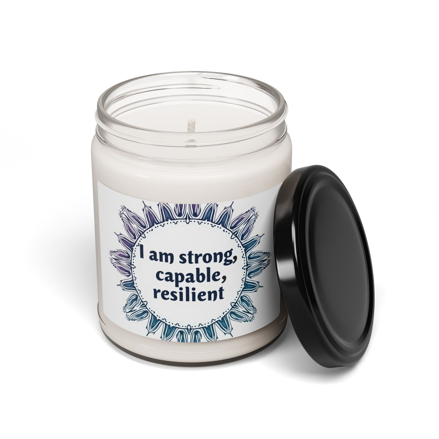 Inspirational Scented Soy Candle - Motivational Gift for Women, Relaxation, Self-Care, Home Decor, Birthday Gift, Mindfulness