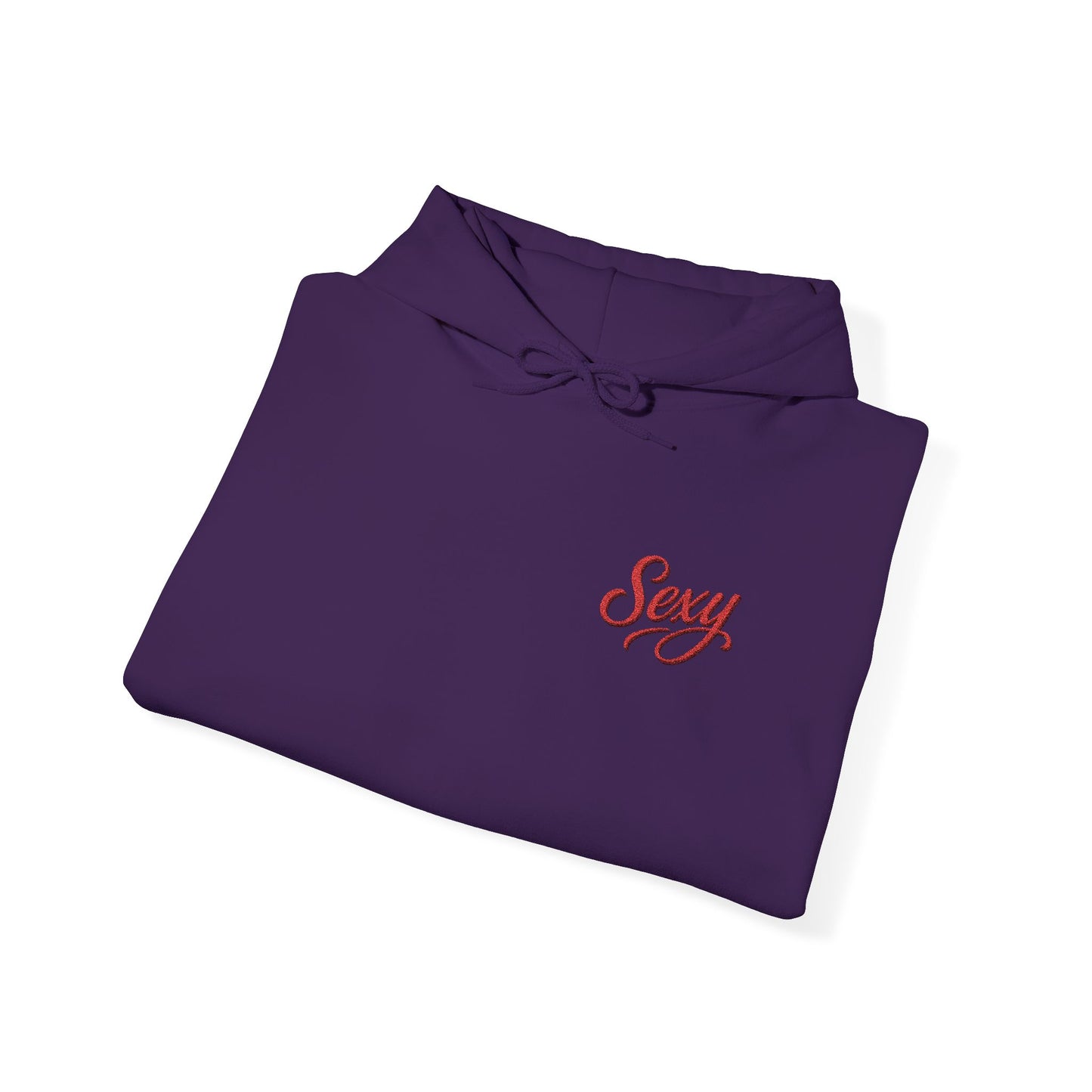 Embroidered Sexy Inspired Unisex Heavy Blend™ Hooded Sweatshirt Casual Wear Gift for Locs Lovers Afro Hair Black American African Girl