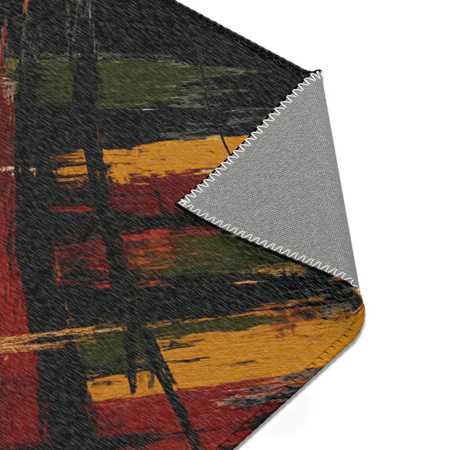 Stylish Area Rug Afrocentric Design, Home Décor, Living Room Carpet, Bedroom Rug, Floor Mat, Gift for Housewarming, Eco-Friendly