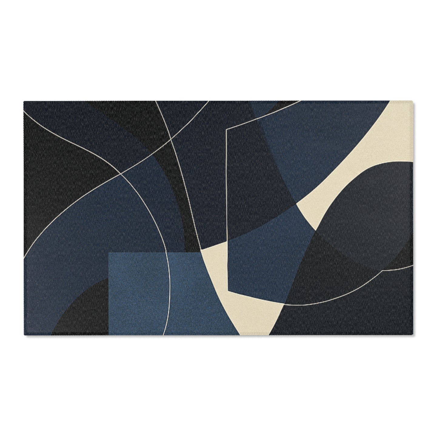Modern Geometric Area Rug, Stylish Home Decor, Living Room Accent, Bohemian Vibe, Cozy Atmosphere, Gift for Housewarming