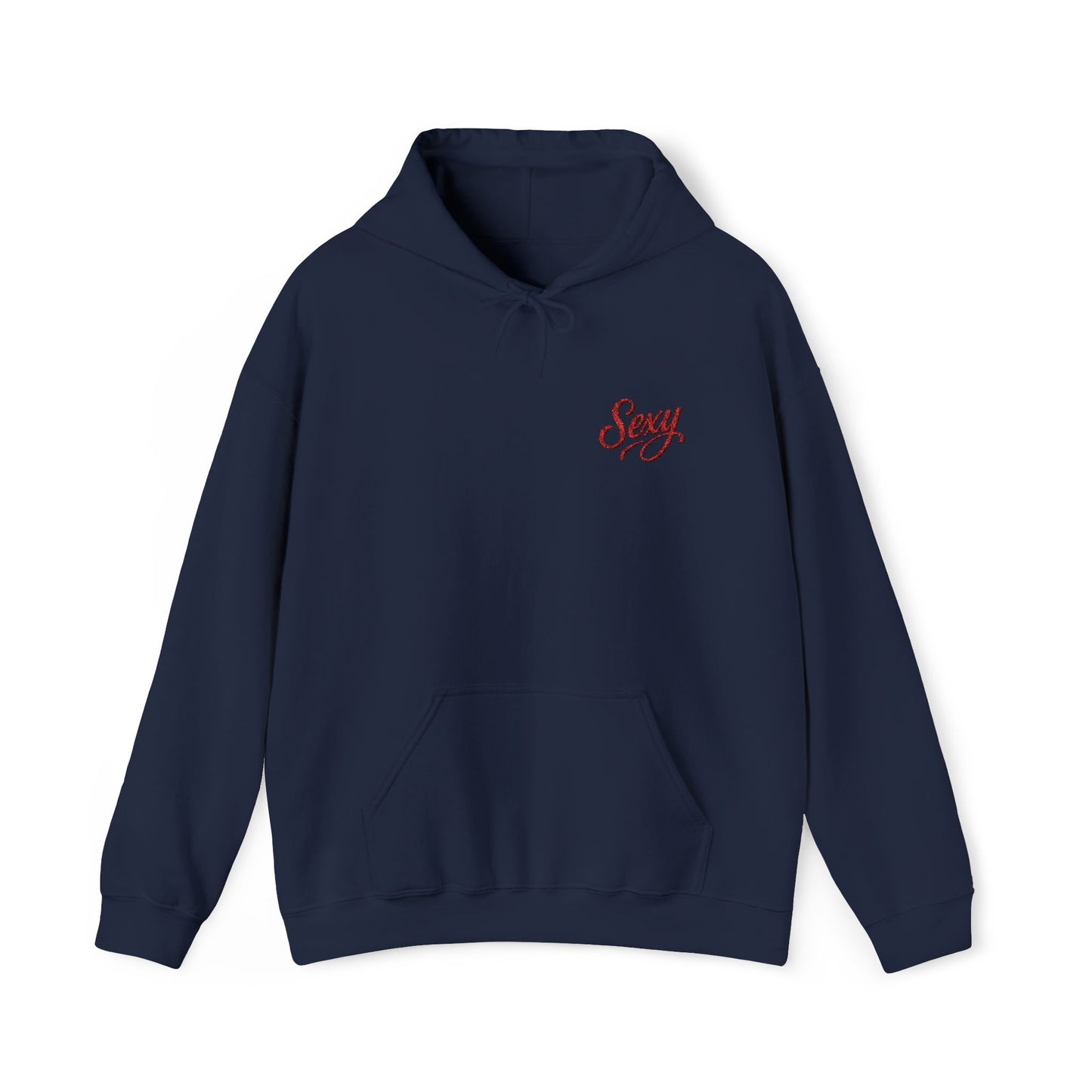 Embroidered Sexy Inspired Unisex Heavy Blend™ Hooded Sweatshirt Casual Wear Gift for Locs Lovers Afro Hair Black American African Girl