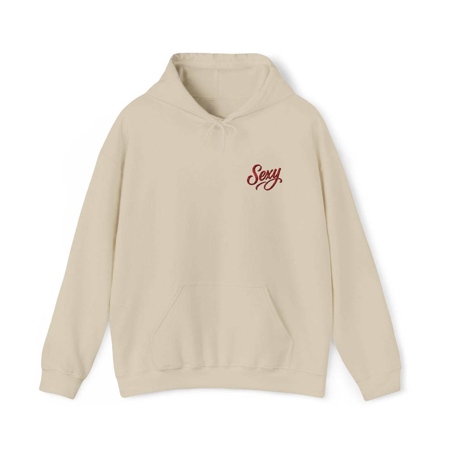 Embroidered Sexy Inspired Unisex Heavy Blend™ Hooded Sweatshirt Casual Wear Gift for Locs Lovers Afro Hair Black American African Girl
