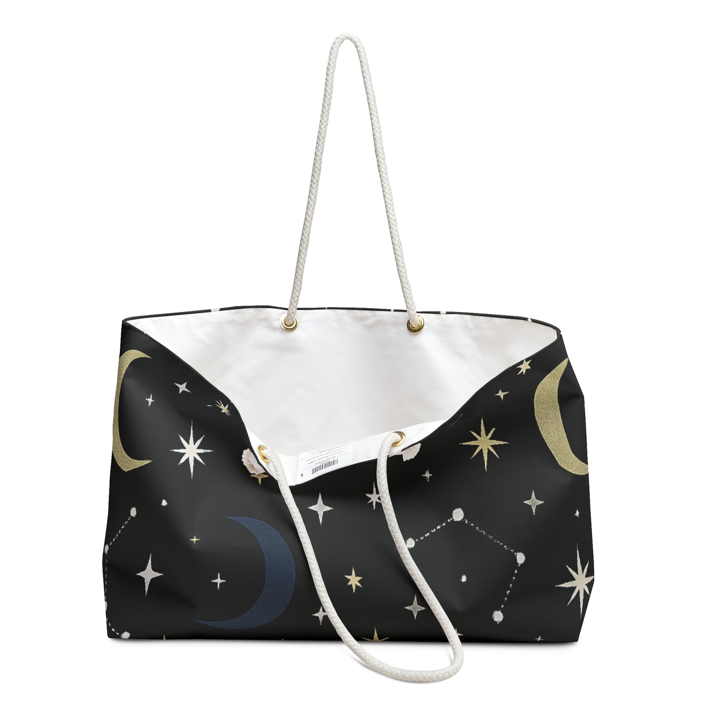 Celestial Weekender Bag - Starry Night Travel Tote, Astrology Bag, Weekend Getaway Bag