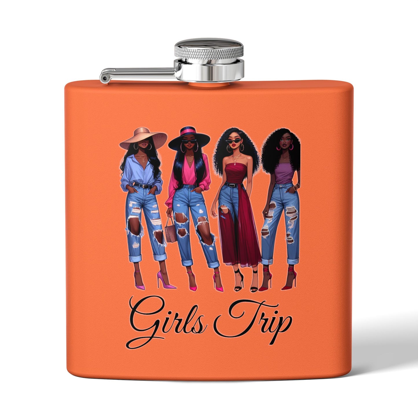 Girls Trip Stainless Steel Flask - Fun Travel Accessory for Friends