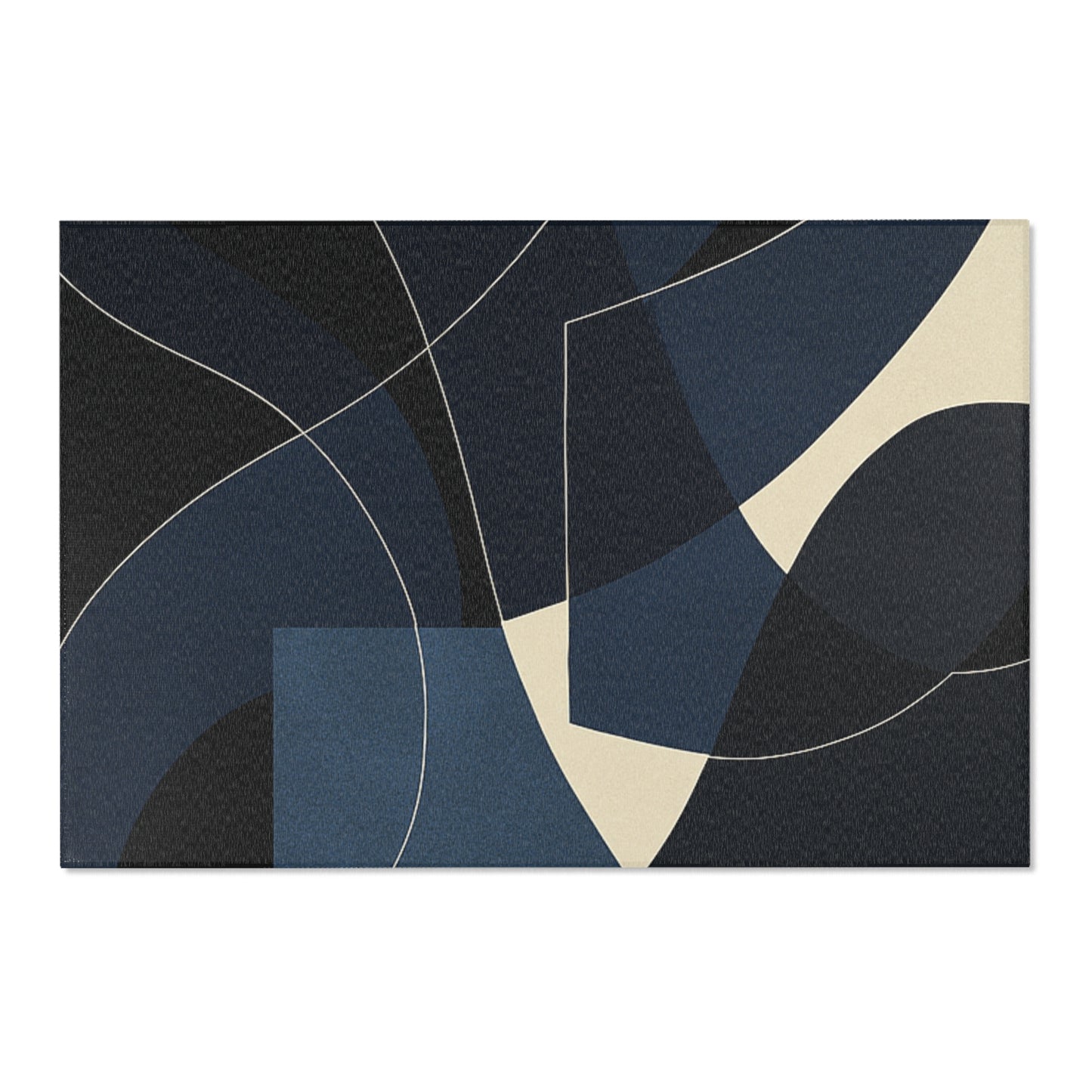 Modern Geometric Area Rug, Stylish Home Decor, Living Room Accent, Bohemian Vibe, Cozy Atmosphere, Gift for Housewarming