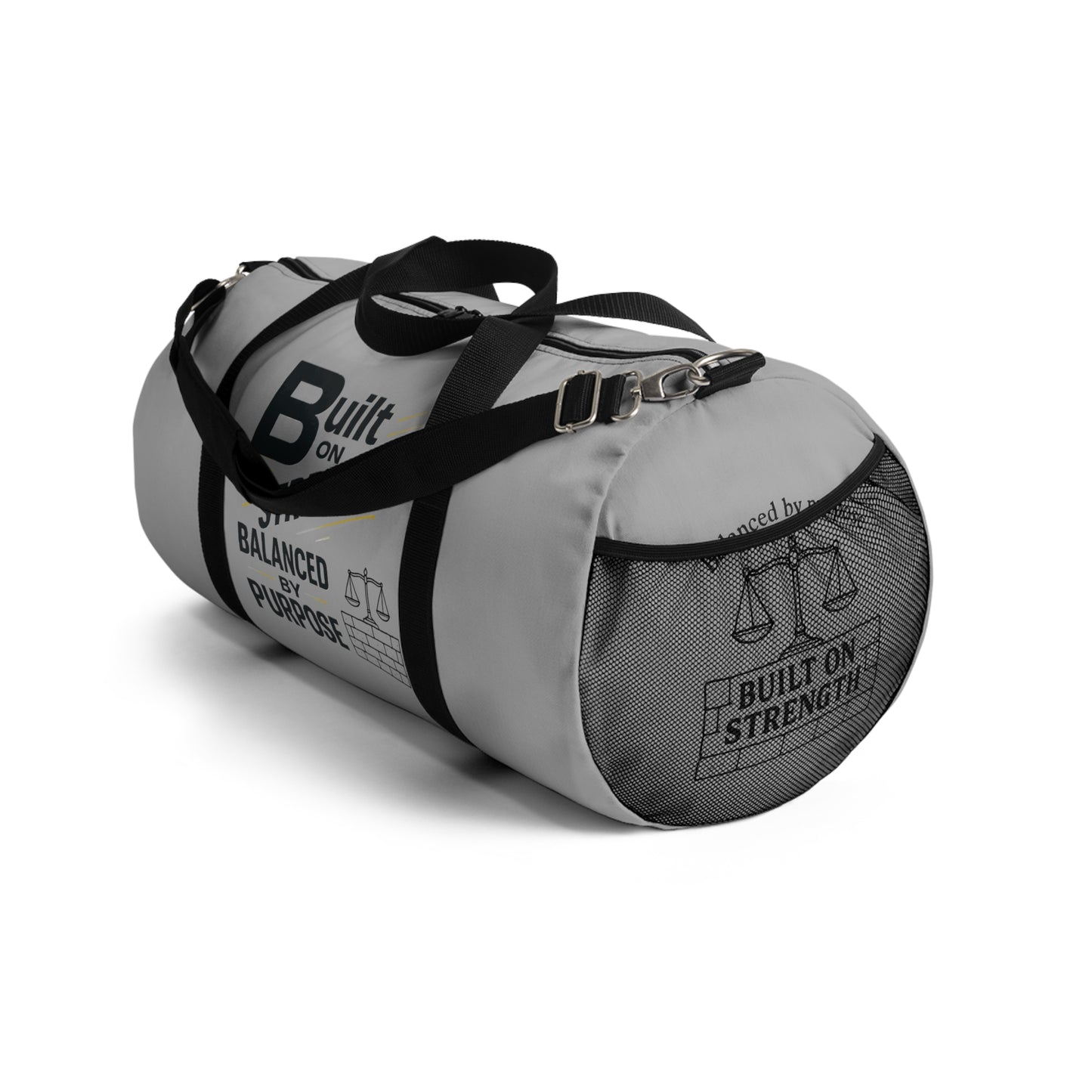 Strength Balance Duffel Bag, Gym Bag, Motivational Tote, Workout Gear, Fitness Accessories, Travel Essentials