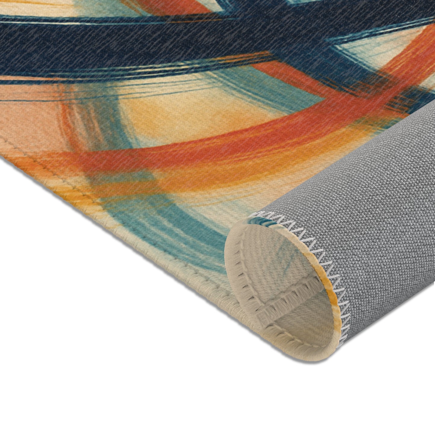 Chic Abstract Area Rug, Modern Home Decor, Living Room Accent, Geometric Carpet, Boho Style Rugs, Housewarming Gift