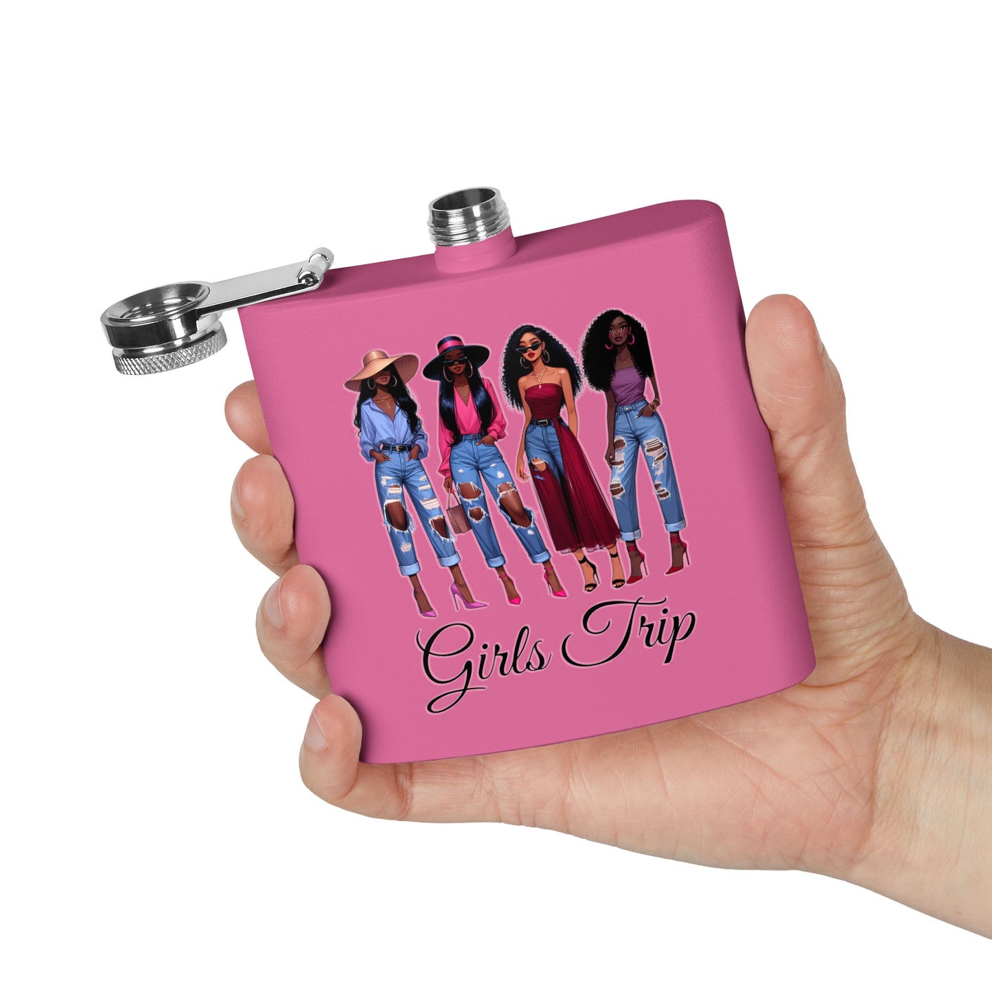 Girls Trip Stainless Steel Flask - Fun Travel Accessory for Friends