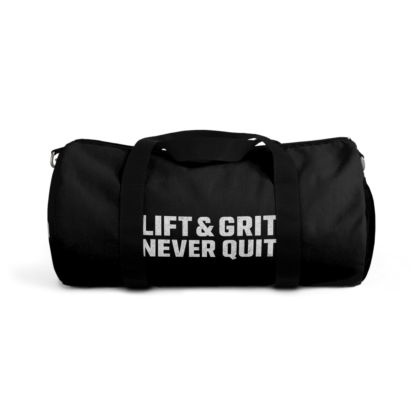 Fitness Duffel Bag, Lift & Grit Never Quit, Gym Gear, Workout Bag, Sports Tote, Travel Companion