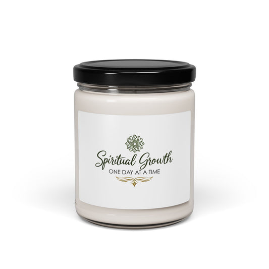 Spiritual Growth Scented Soy Candle, Meditation Gift, Aromatherapy Candle, Wellness, Home Décor, Mindfulness