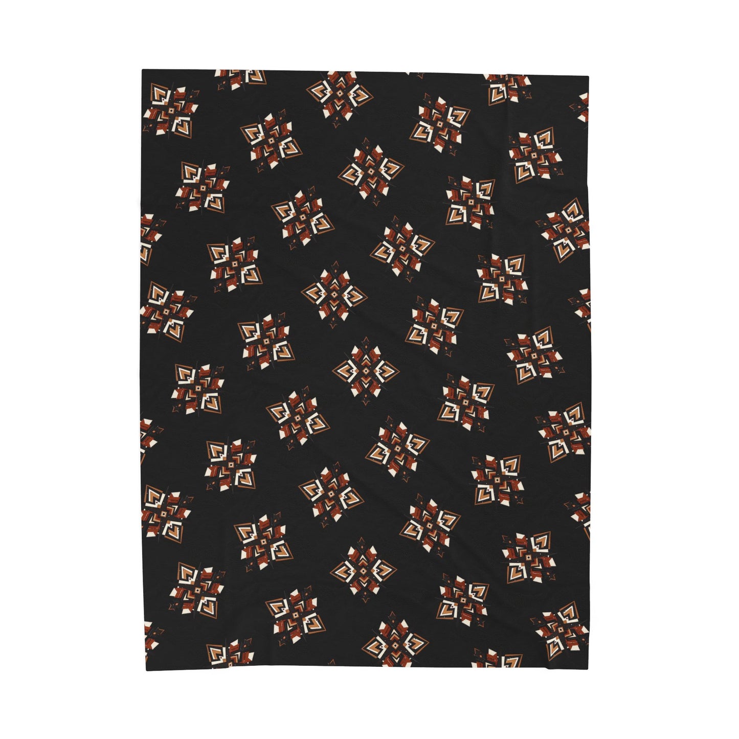Bohemian Velveteen Plush Blanket, Cozy Throw for Home Decor, Gifts for Her, Warm Bedroom Accessory