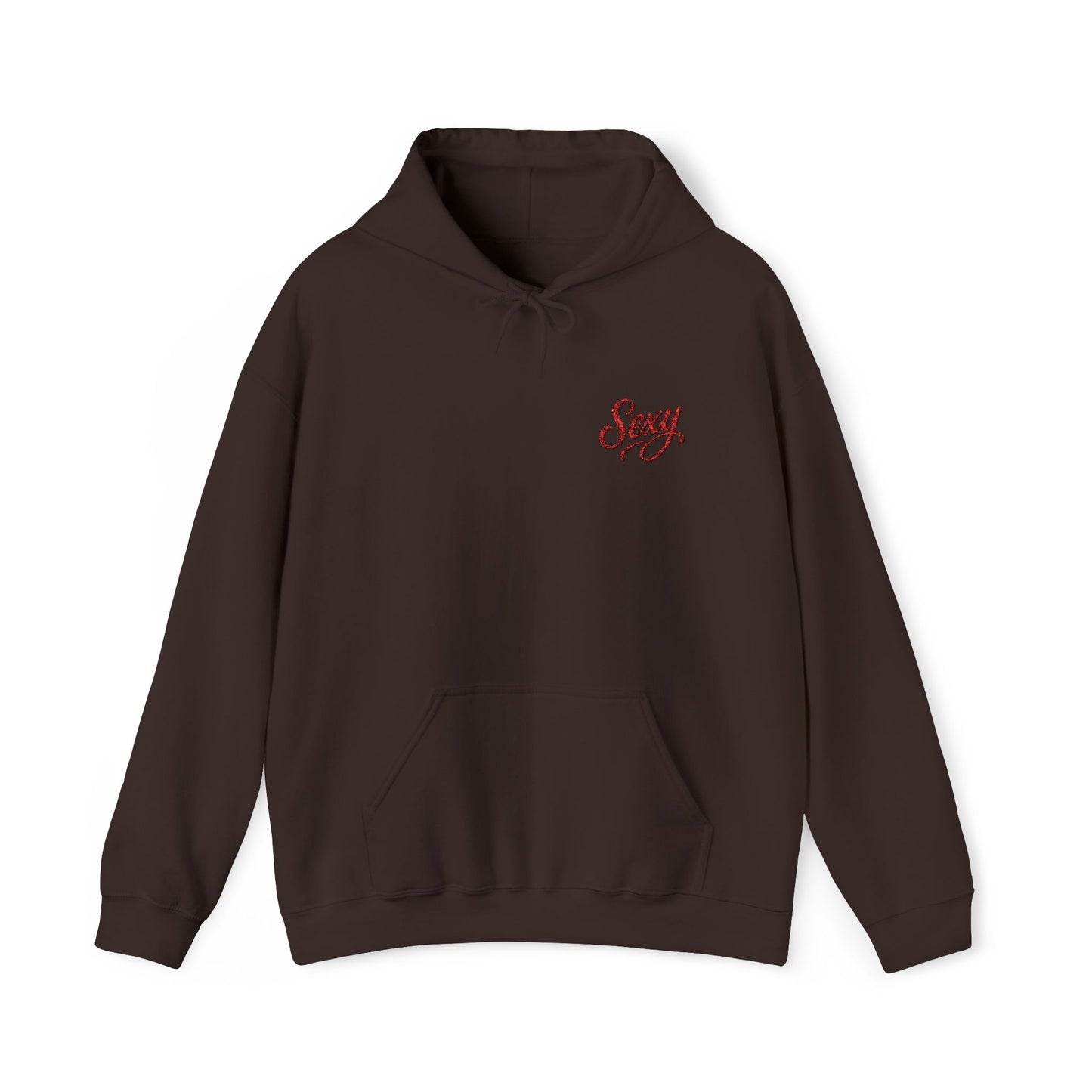 Embroidered Sexy Inspired Unisex Heavy Blend™ Hooded Sweatshirt Casual Wear Gift for Locs Lovers Afro Hair Black American African Girl