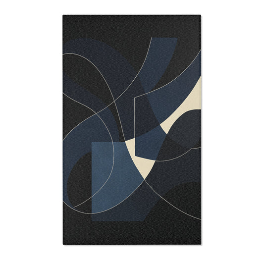 Modern Geometric Area Rug, Stylish Home Decor, Living Room Accent, Bohemian Vibe, Cozy Atmosphere, Gift for Housewarming