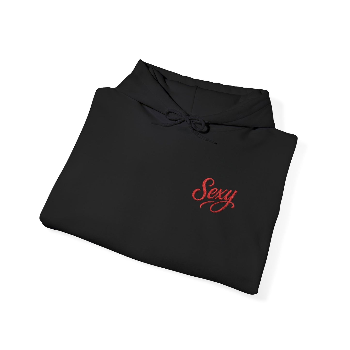 Embroidered Sexy Inspired Unisex Heavy Blend™ Hooded Sweatshirt Casual Wear Gift for Locs Lovers Afro Hair Black American African Girl