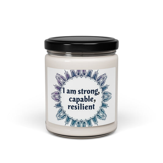 Inspirational Scented Soy Candle - Motivational Gift for Women, Relaxation, Self-Care, Home Decor, Birthday Gift, Mindfulness