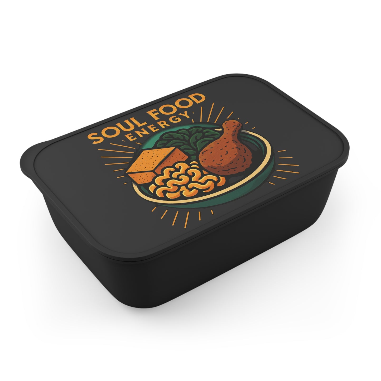 Soul Food Energy Bento Box | Meal Prep Container, Healthy Lunch Box, Eco-Friendly Bento, Gift for Foodies, On-the-Go Dining