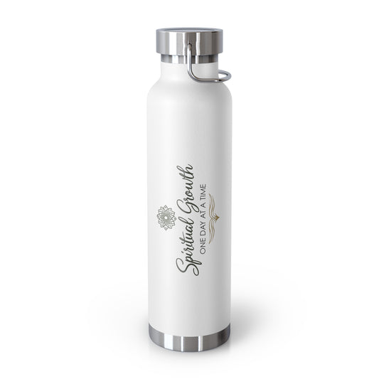 Spiritual Growth Insulated Water Bottle - 22oz Motivational Hydration Flask