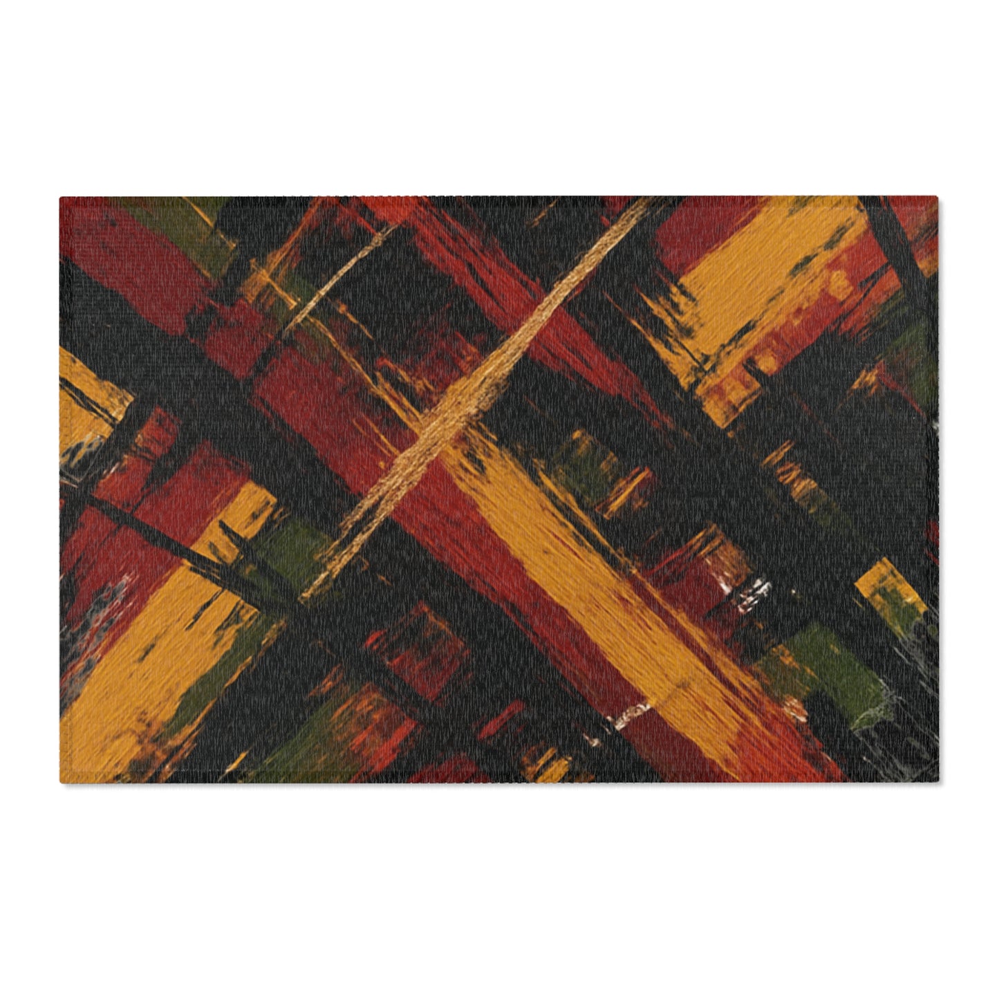 Stylish Area Rug Afrocentric Design, Home Décor, Living Room Carpet, Bedroom Rug, Floor Mat, Gift for Housewarming, Eco-Friendly