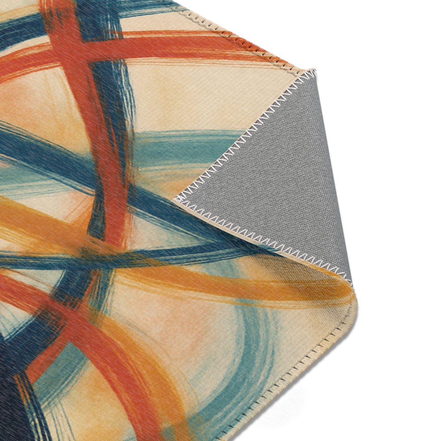 Chic Abstract Area Rug, Modern Home Decor, Living Room Accent, Geometric Carpet, Boho Style Rugs, Housewarming Gift