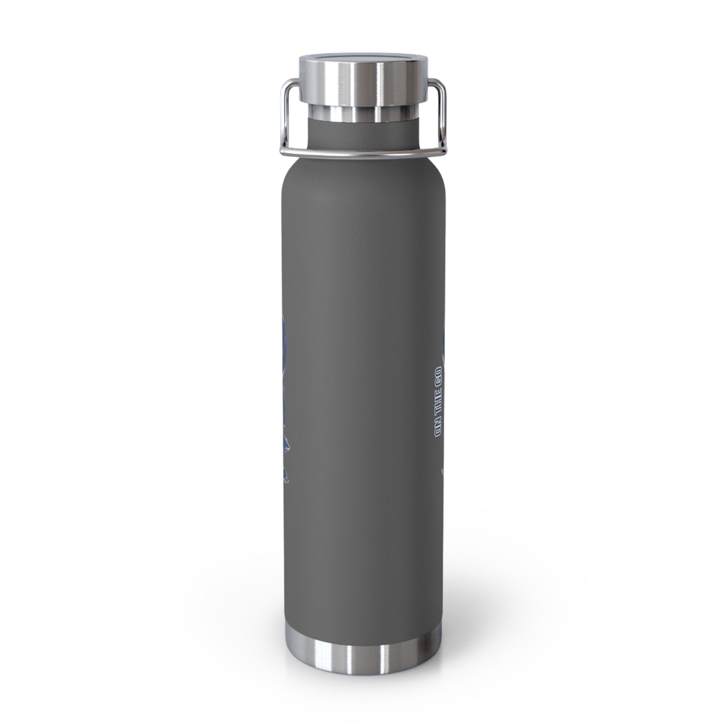 On The Go H2O Design22oz Copper Vacuum Insulated Water Bottle