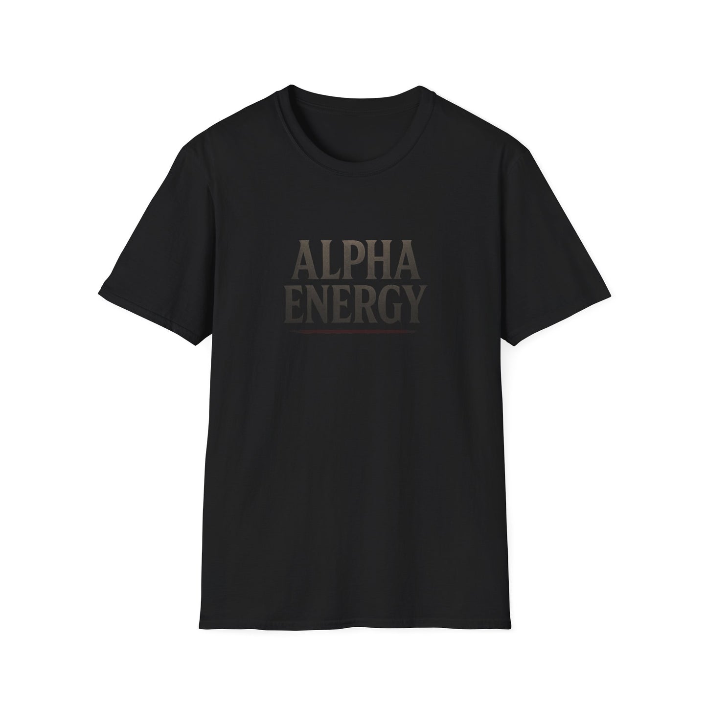 Energetic Alpha Unisex T-Shirt. Casual Wear Gift, Afro Hair Black American African Man T-shirt