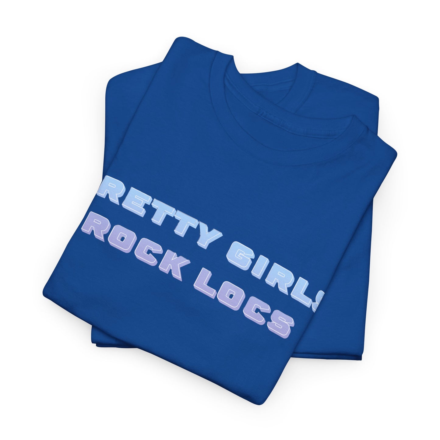 Pretty Girls Rock Locs Tee, Casual Wear Gift for Locs Lovers Afro Hair Black American African Girl T-shirt