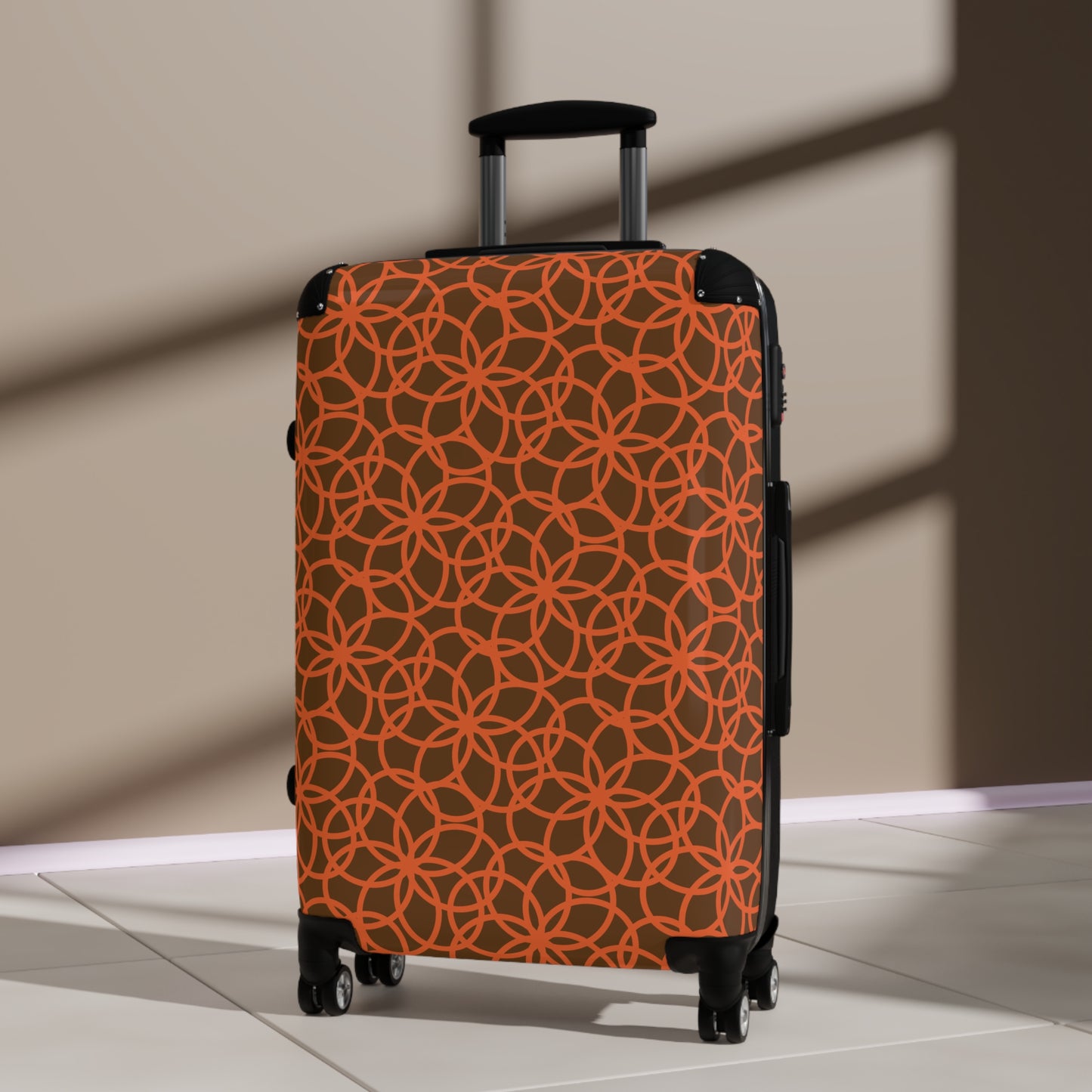 Stylish Suitcase with Floral Design - Perfect for Travel, Gifts, and Adventures