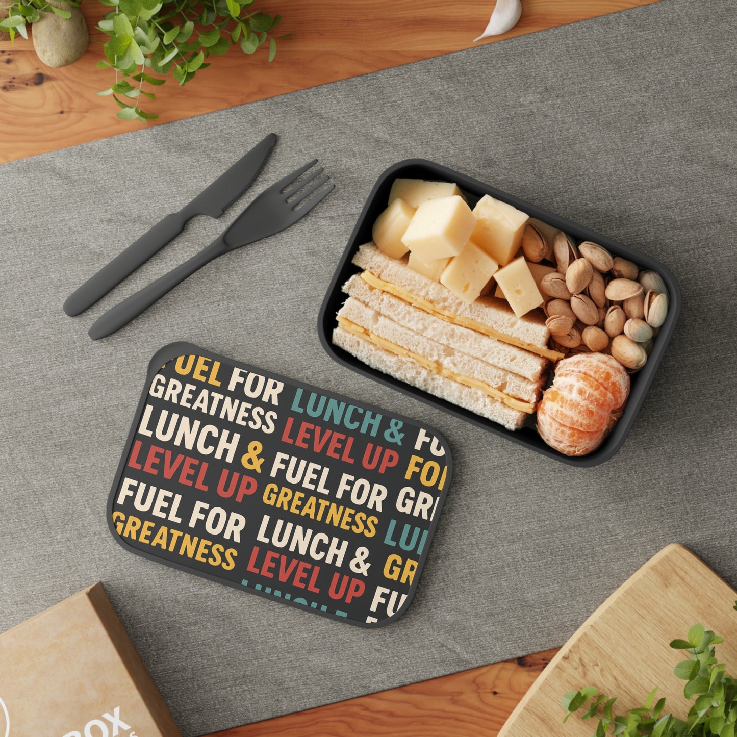 Motivational Bento Box for Lunch, Fuel for Greatness Meal Prep Container, Healthy Lunchbox, Reusable Food Storage, Gift for Students, [...]