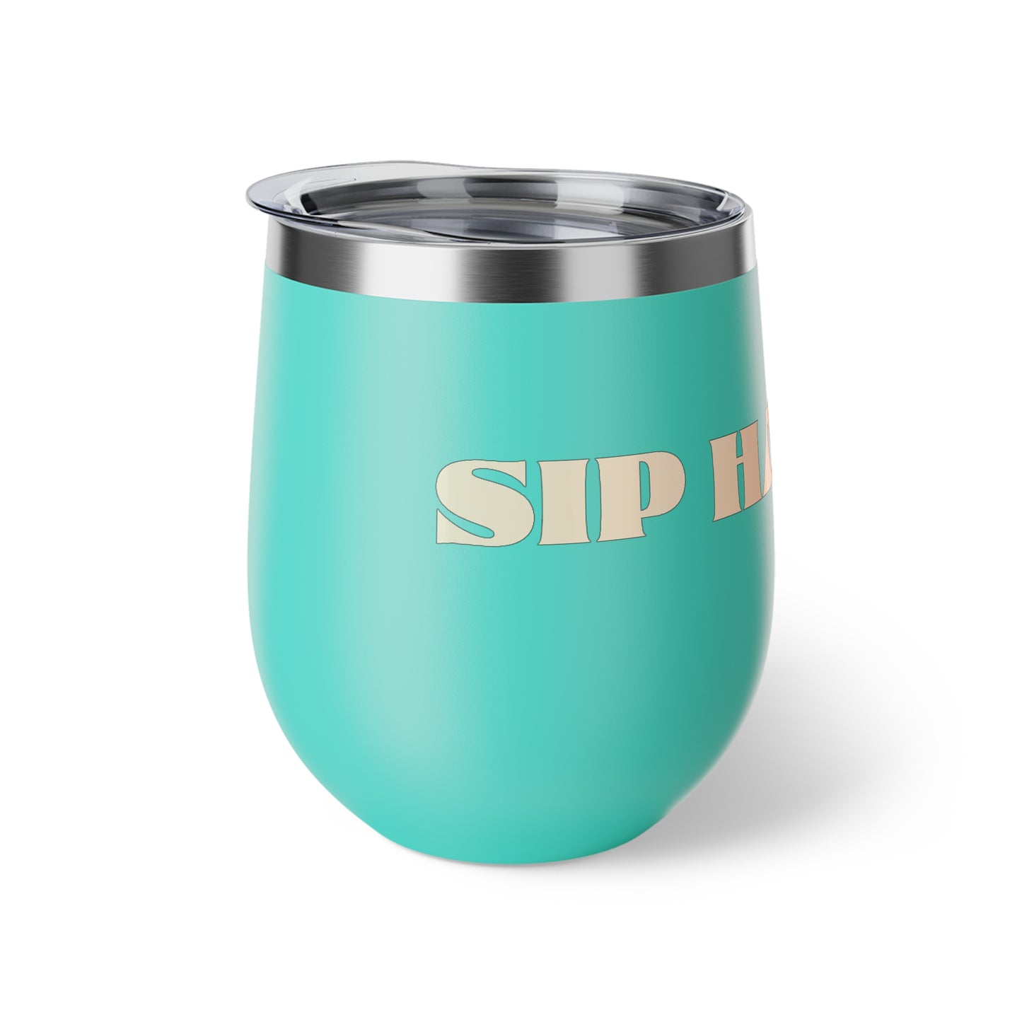 Sip Happens Tumbler! Keep Sippin’ in Style! Copper Vacuum Insulated Cup, 12oz