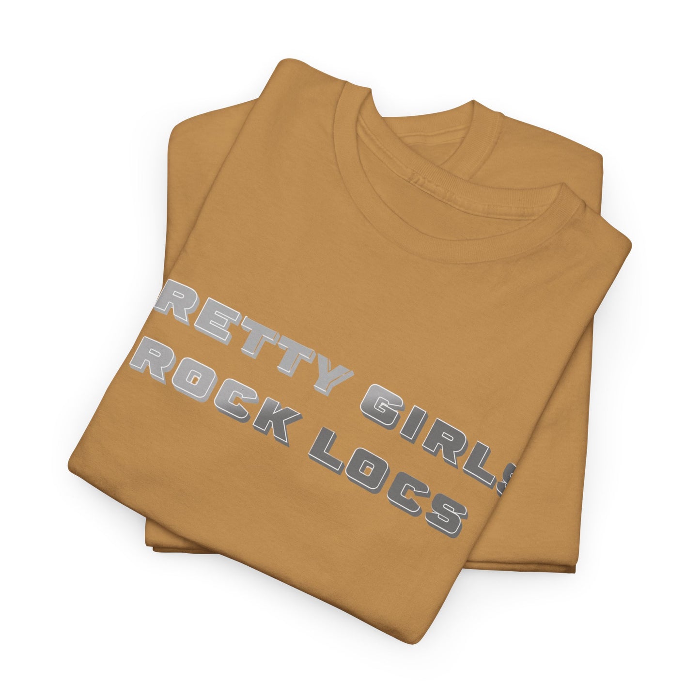 Pretty Girls Rock Locs Tee, Casual Wear Gift for Locs Lovers Afro Hair Black American African Girl T-shirt