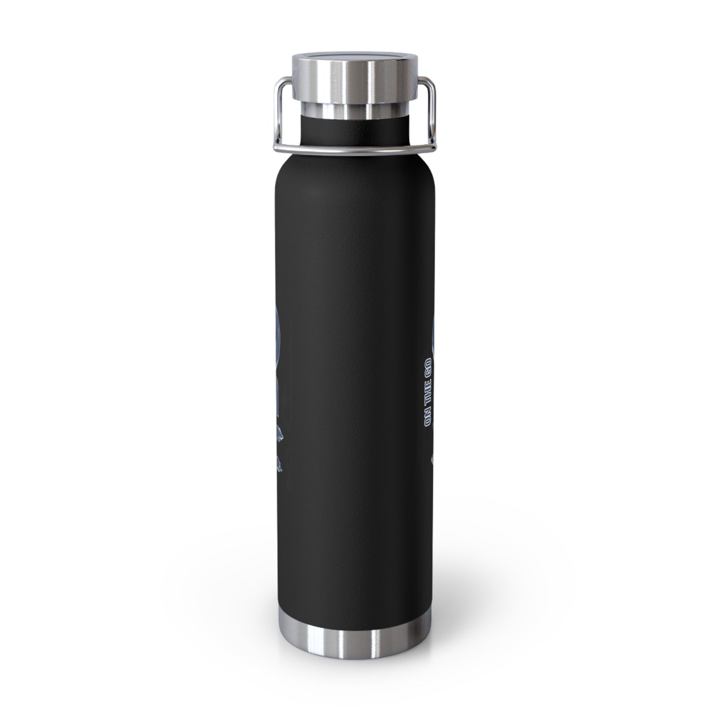 On The Go H2O Design22oz Copper Vacuum Insulated Water Bottle