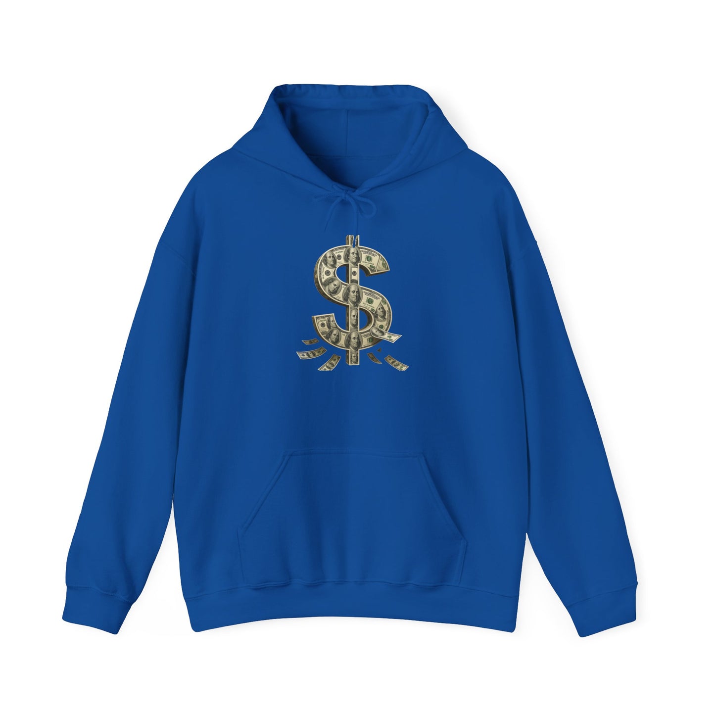 Money Symbol Hoodie. Cozy Fashion for Trendsetters, Casual Wear, Gift for Him or Her, Birthday, Casual Fridays, Streetwear
