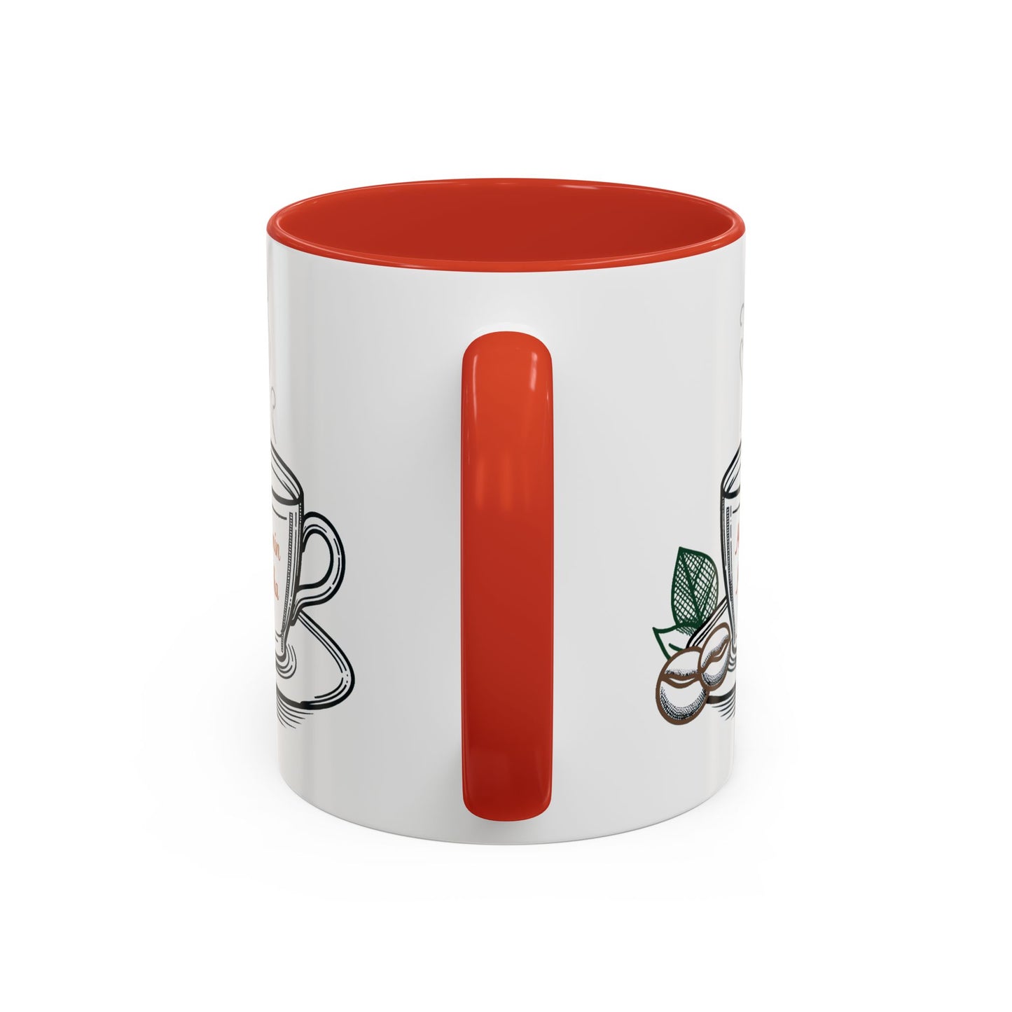 Melanin & Mocha Accent Coffee Mug, Gift for Coffee Lovers, Afro Hair Black American African Girl