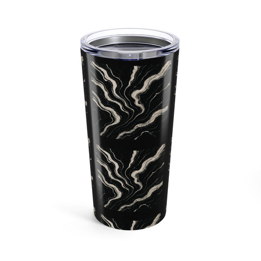 Chic Marble Tumbler, Stylish Insulated Drinkware, Unique Gift for Coffee Lovers, Modern Home Decor, Elegant Travel Mug