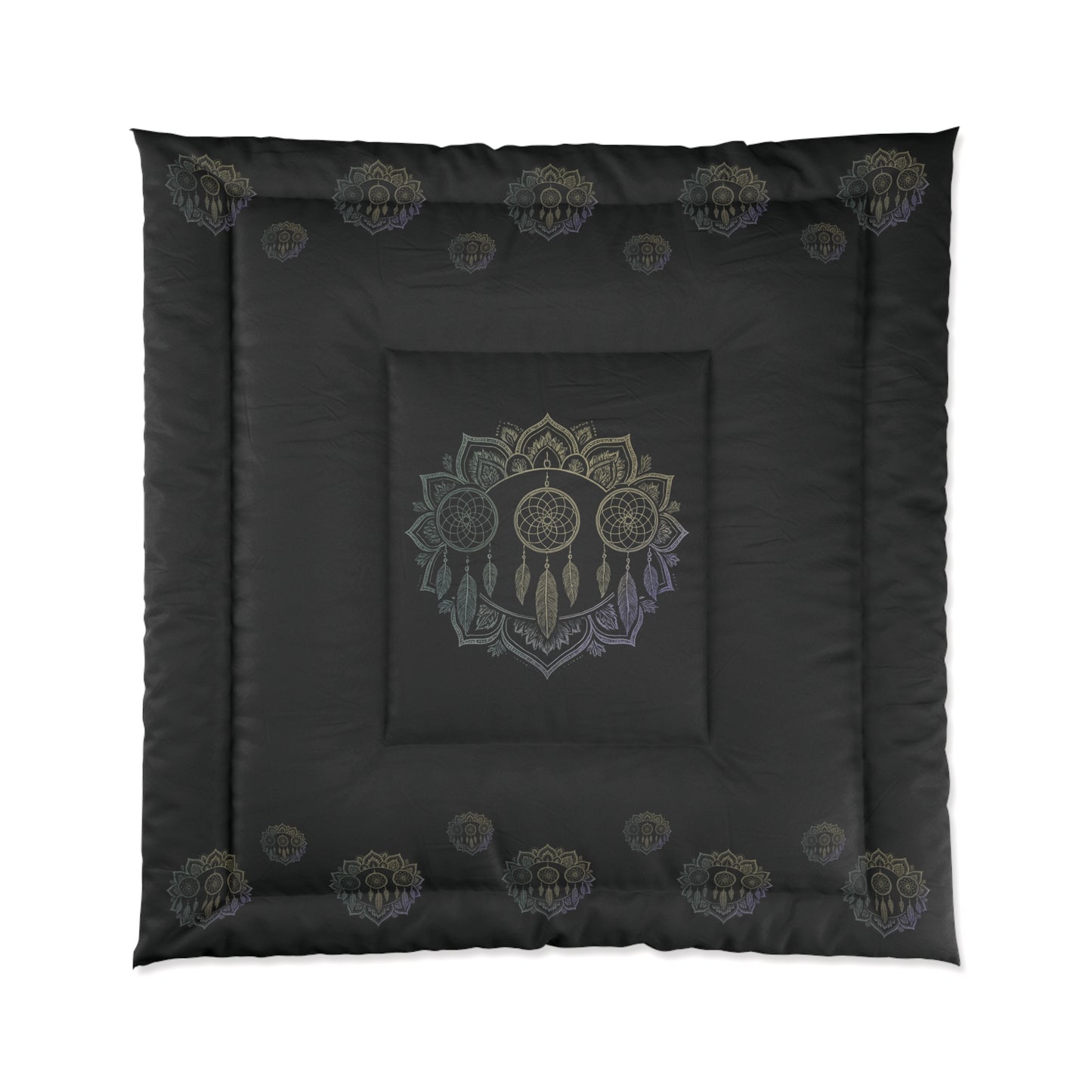Dreamcatcher Mandala Comforter. Cozy Bedding for Home, Boho Décor, Gift for Her, Bedroom Makeover, Stylish Blanket