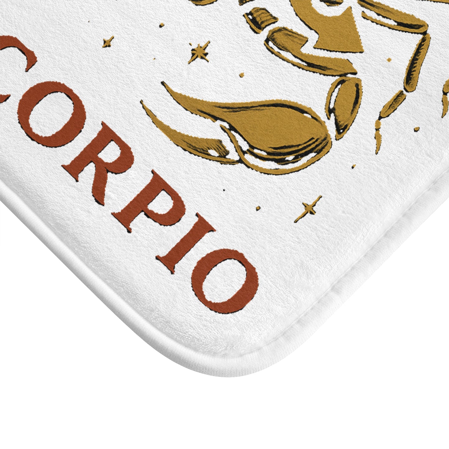 Scorpio Zodiac Bath Mat, Astrological Home Decor, Horoscope Gift, Scorpio Merchandise, Astrology Bathroom Rug