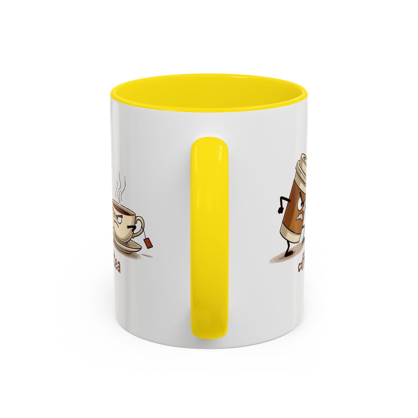 Coffee vs Tea Humorous Accent Mug. 11oz & 15oz. Perfect Gift for Coffee Lovers