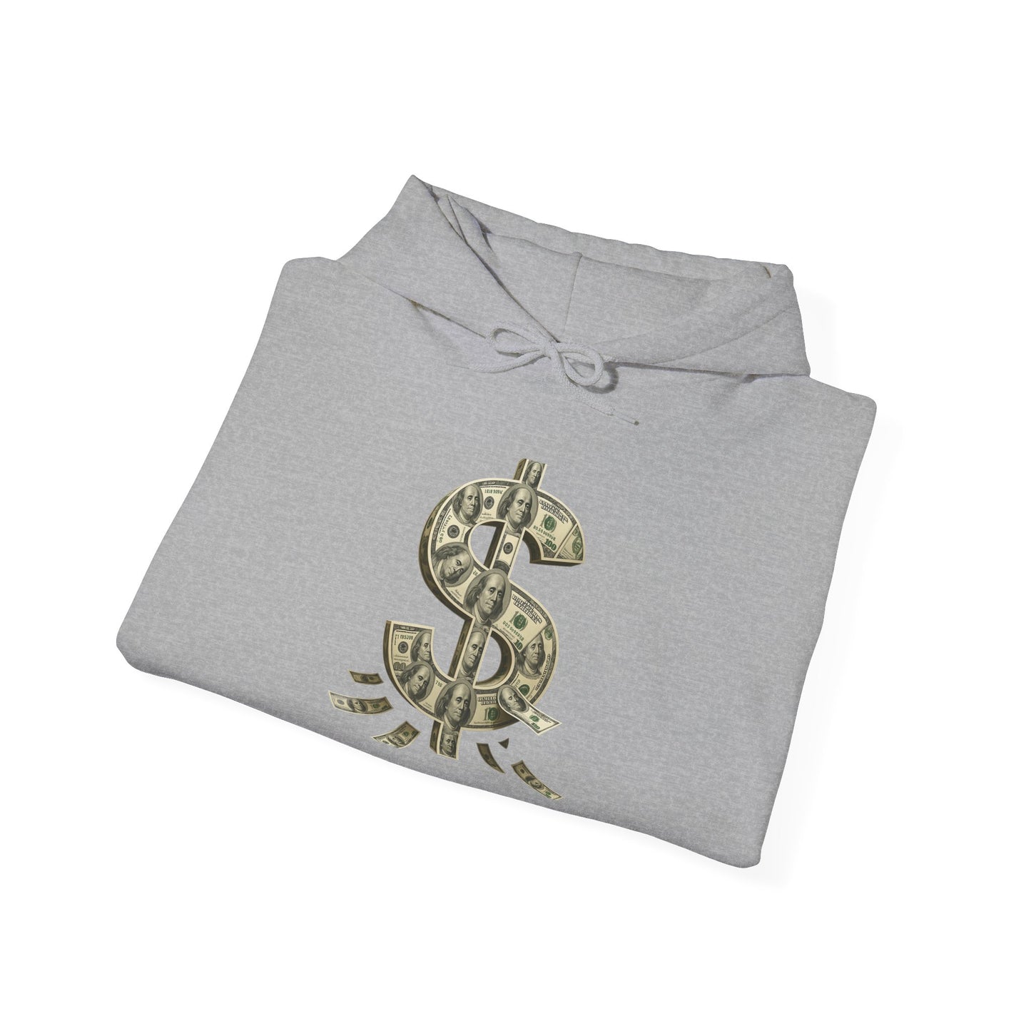 Money Symbol Hoodie. Cozy Fashion for Trendsetters, Casual Wear, Gift for Him or Her, Birthday, Casual Fridays, Streetwear