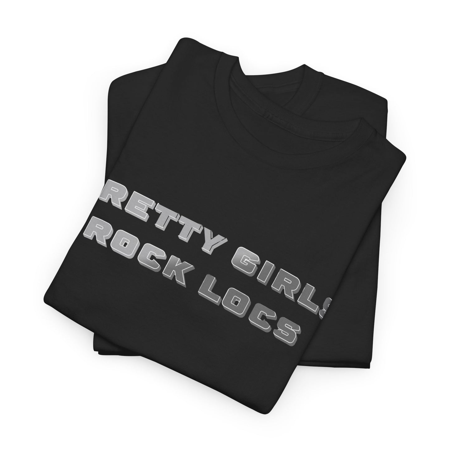 Pretty Girls Rock Locs Tee, Casual Wear Gift for Locs Lovers Afro Hair Black American African Girl T-shirt
