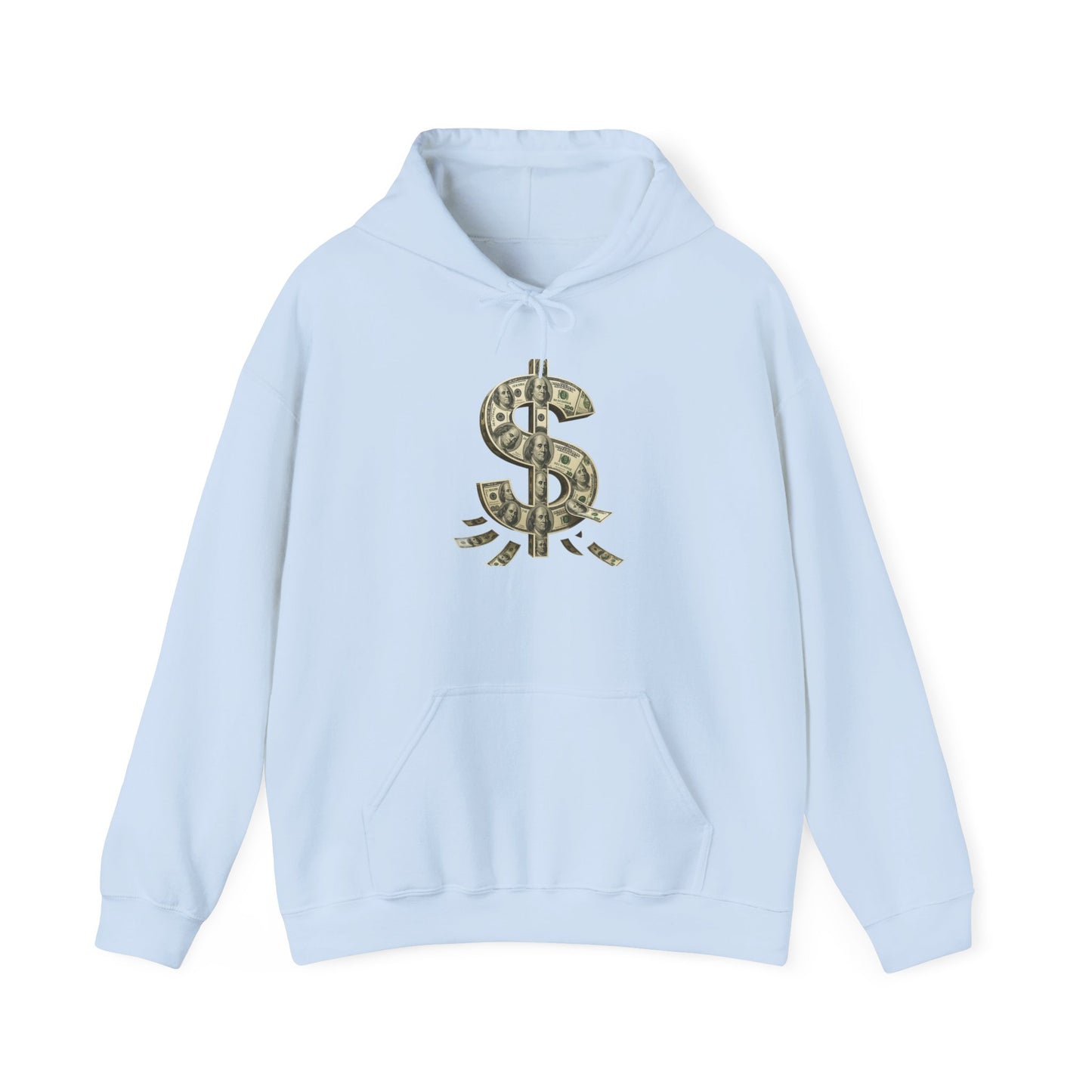 Money Symbol Hoodie. Cozy Fashion for Trendsetters, Casual Wear, Gift for Him or Her, Birthday, Casual Fridays, Streetwear