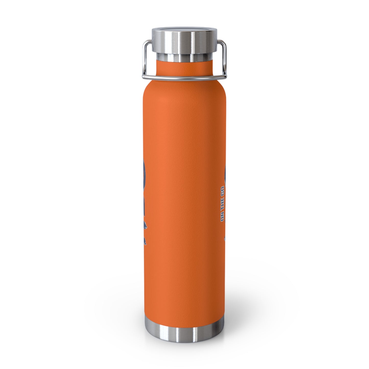 On The Go H2O Design22oz Copper Vacuum Insulated Water Bottle