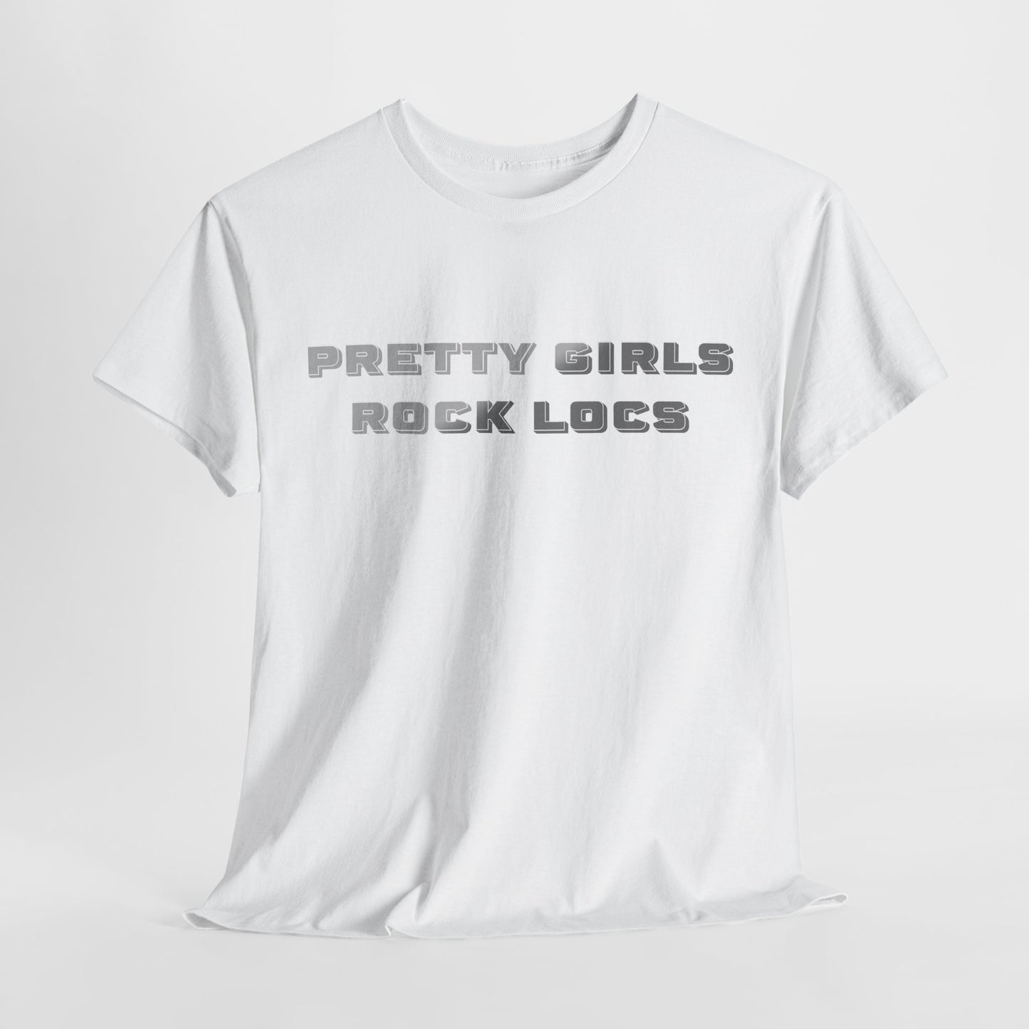 Pretty Girls Rock Locs Tee, Casual Wear Gift for Locs Lovers Afro Hair Black American African Girl T-shirt