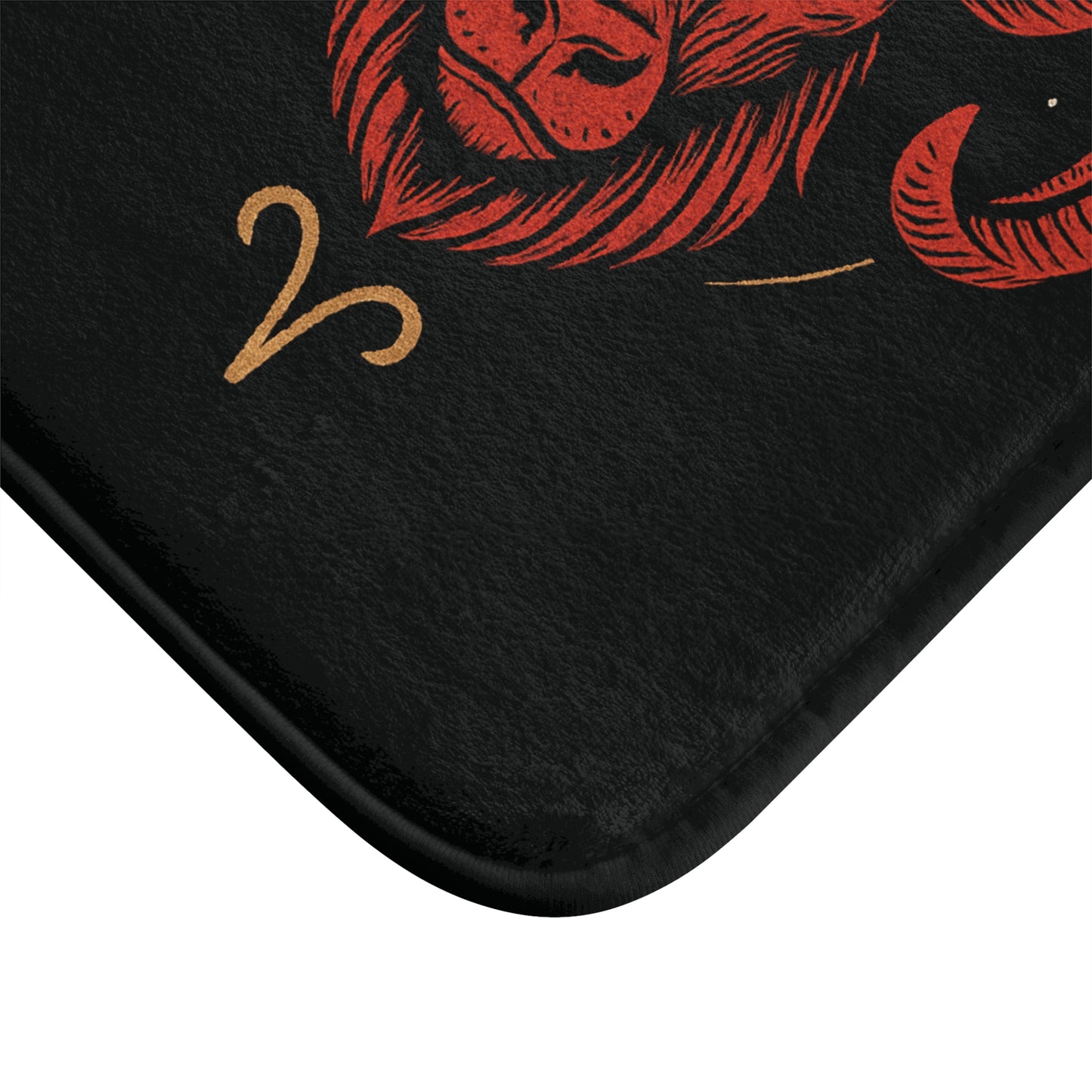 Aries Bathmat Zodiac, Non-Slip Mat for Home Decor, Astrological Gift, Bathroom Accessory, Horoscope Decor