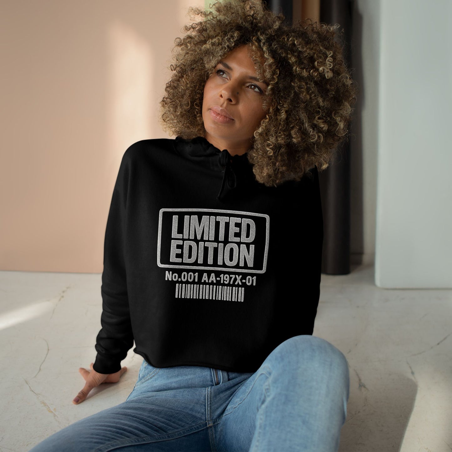 Limited Edition Crop Hoodie Casual Wear Gift for Locs Lovers Afro Hair Black American African Girl Hoodie