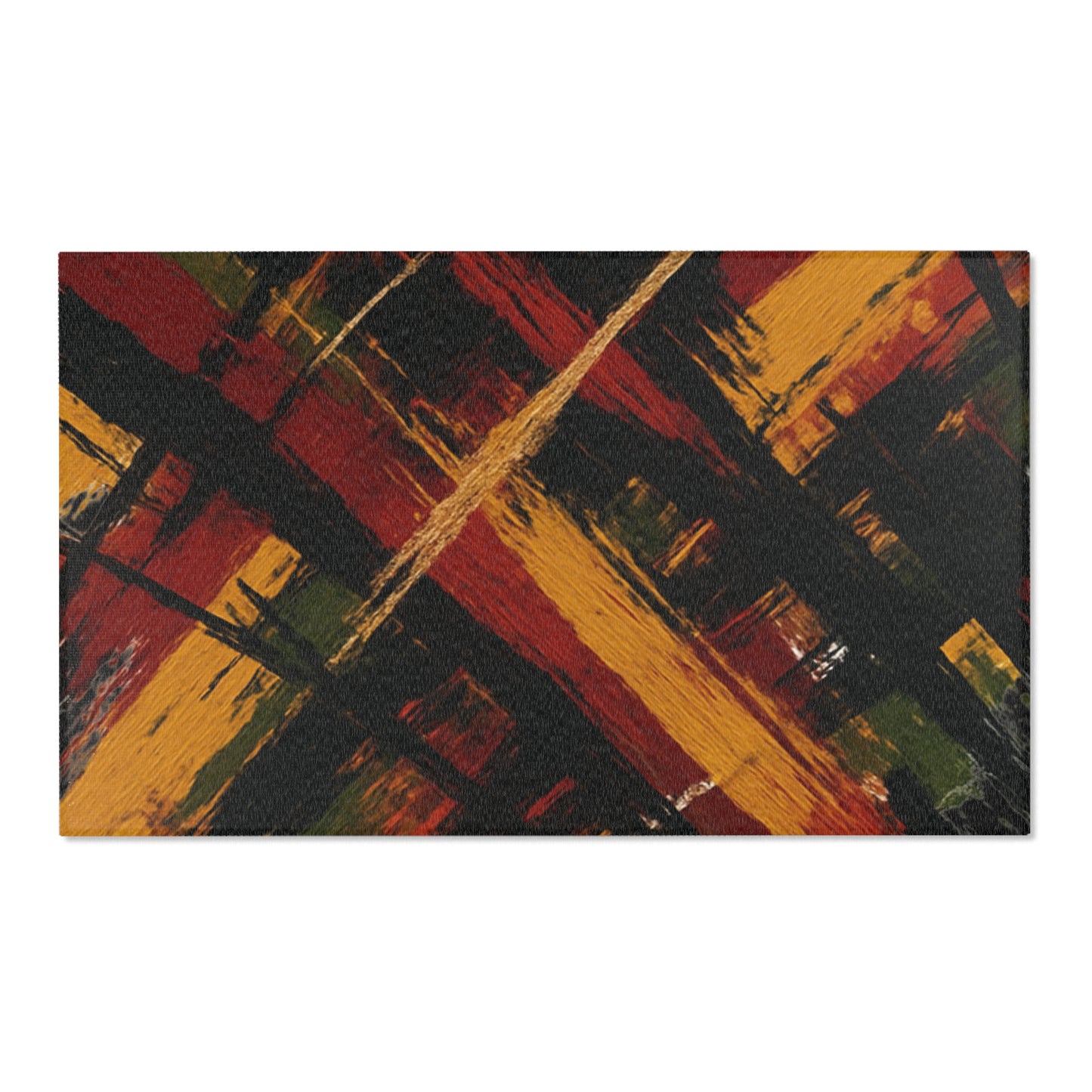 Stylish Area Rug Afrocentric Design, Home Décor, Living Room Carpet, Bedroom Rug, Floor Mat, Gift for Housewarming, Eco-Friendly