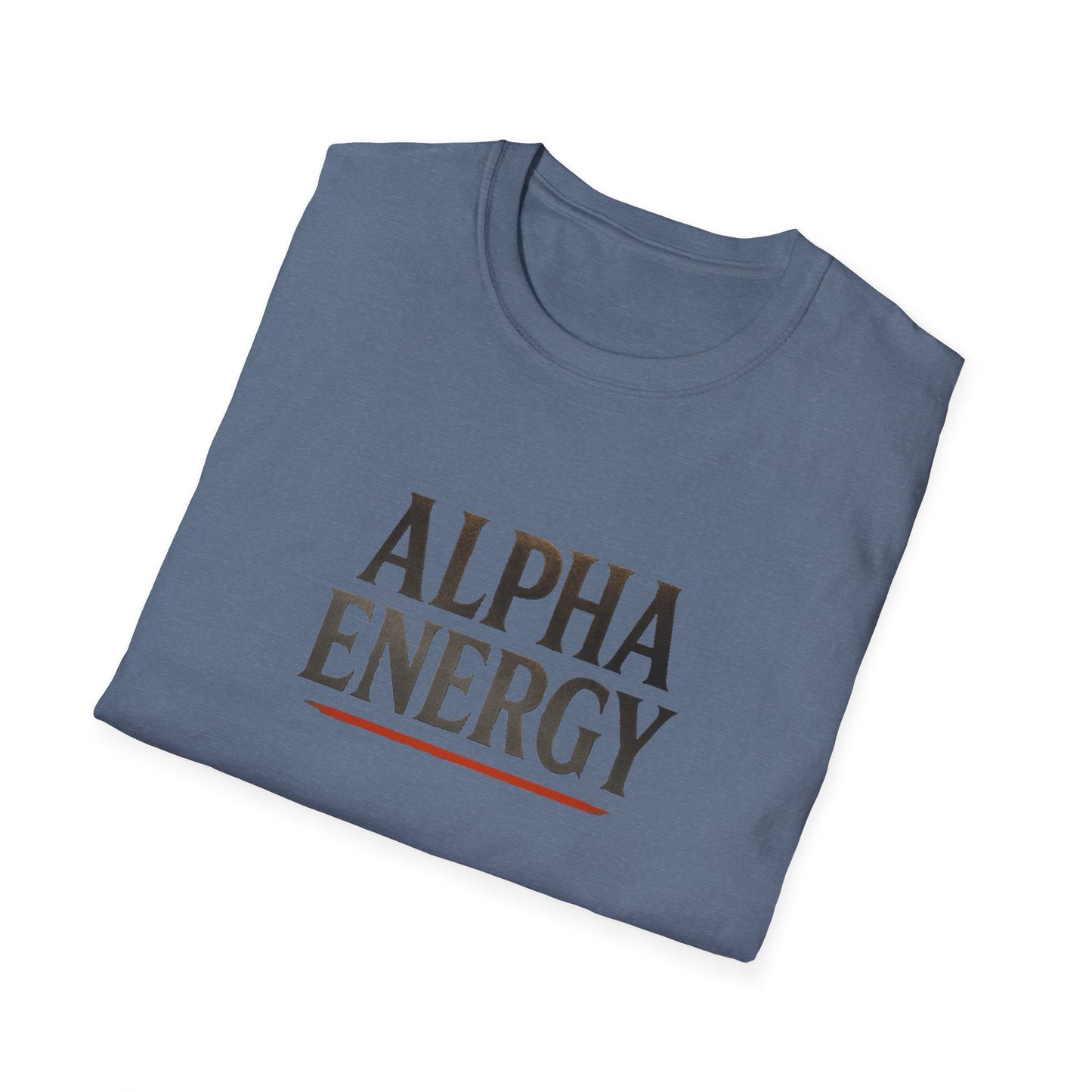 Energetic Alpha Unisex T-Shirt. Casual Wear Gift, Afro Hair Black American African Man T-shirt